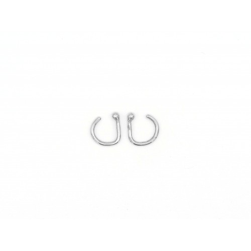 Orecchini CUFF-CUFF in argento 925 - Valentinadomenichelli.com