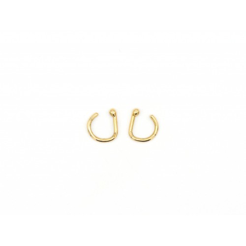 Orecchini CUFF-CUFF in argento 925 - Valentinadomenichelli.com
