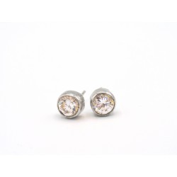 Orecchini POP in argento 925 con zirconi - valentinadomenichelli.com