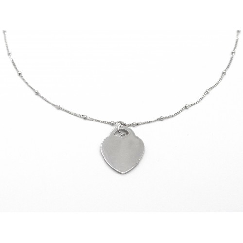 Ciondolo HEART in argento 925 - valentinadomenichelli.com