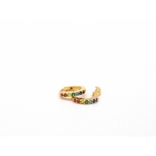 Orecchini RAINBOW in bronzo dorato - Valentinadomenichelli.com Orecchini RAINBOW in bronzo dorato - Valentinadomenichelli.com