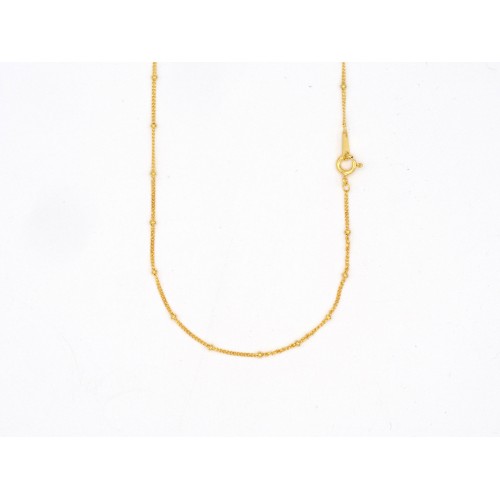 catenina Dots in argento 925 bagnato oro giallo - ValentinaDomenichelli.com