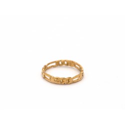 Anello FIGARO in bronzo dorato - valentinadomenichelli.com