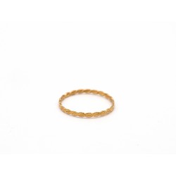 Anello DUNE in bronzo dorato - valentinadomenichelli.com