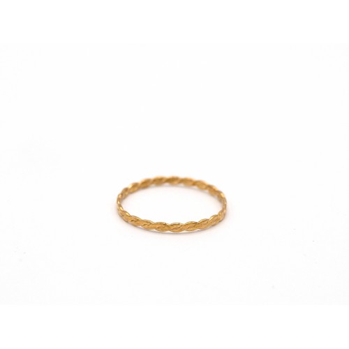 Anello DUNE in bronzo dorato - valentinadomenichelli.com