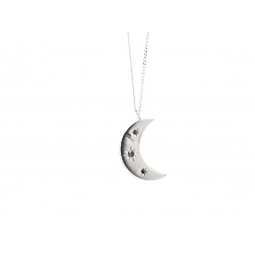 Ciondolo MOON in Argento925 - valentinadomenichelli.com