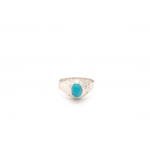 Anello in argento 925 con turchese - valentinadomenichelli.com Anello in argento 925 con turchese - valentinadomenichelli.com