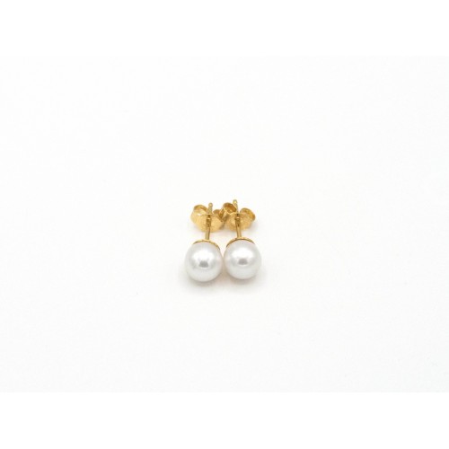 Orecchini TUTTI Pearls In Oro Giallo 18K Con Perle Coltivate 1cm